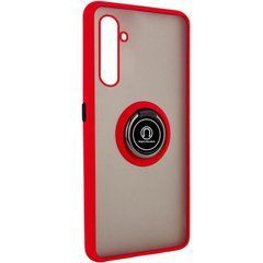 Захисний чохол Ring Buttons для Realme 6 Pro Червоний