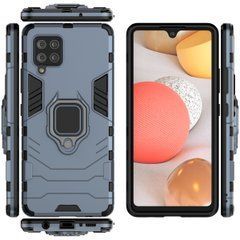 Защитный чехол Strong Guard Ring для Samsung Galaxy A42 5G Navy