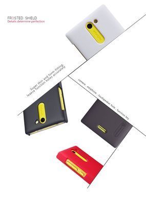 Защитный чехол Nillkin Frosted Shield для Nokia Asha 502 Красный