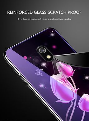 Защитный чехол Fantasy с глянцевыми торцами для Xiaomi Redmi 8A (цветение) Фиолетовый