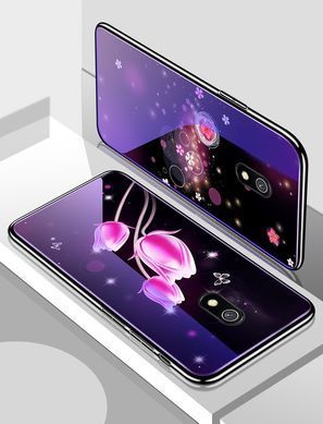 Защитный чехол Fantasy с глянцевыми торцами для Xiaomi Redmi 8A (цветение) Фиолетовый
