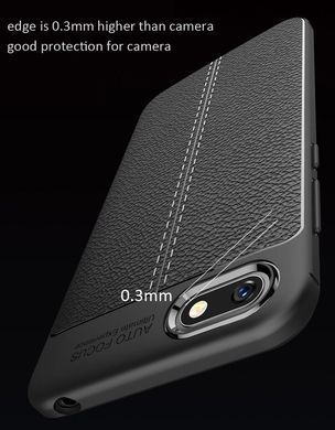 Защитный чехол Leather для Huawei Y5 Prime 2018 / Huawei Honor 7A Синий