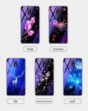 Защитный чехол Fantasy с глянцевыми торцами для Xiaomi Redmi 8A (цветение) Фиолетовый