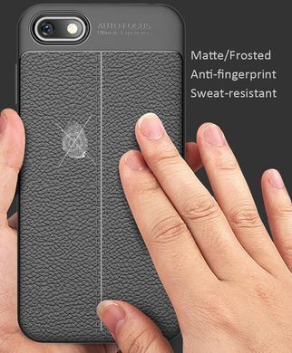 Защитный чехол Leather для Huawei Y5 Prime 2018 / Huawei Honor 7A Синий