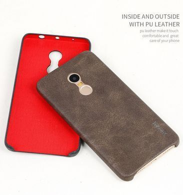 Защитный чехол X-level Vintage для Xiaomi Redmi Note 4 Коричневый