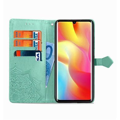 Чохол-книжка Art Book для Xiaomi Mi Note 10 Lite Бірюзовий