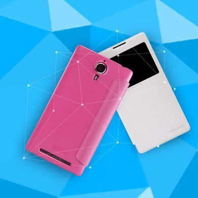 Чехол-книжка Nillkin Sparkle для Lenovo P90 Золотистый