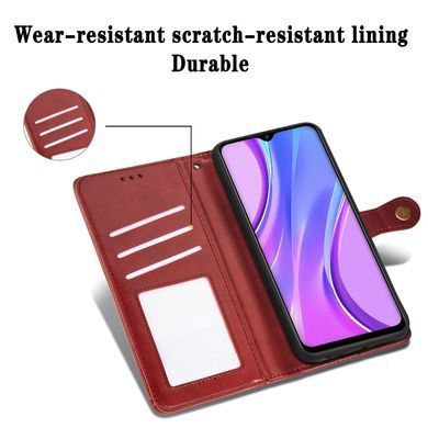 Чехол-книжка Polera Book для Xiaomi Redmi 9 Красный