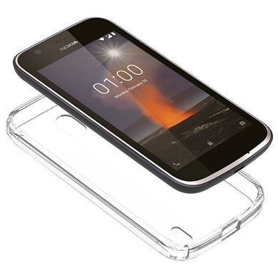 TPU чохол Strong Clear 0,5mm для Nokia 1 2018 Прозорий