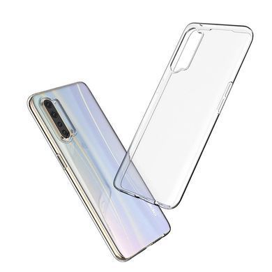 TPU чохол Strong Clear 0,5mm для Oppo A91 / Reno 3 Прозорий