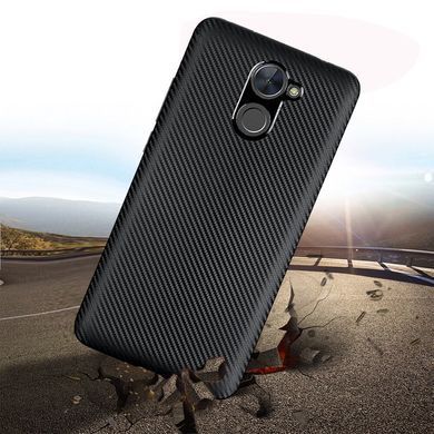 Захисний чохол Carbon TPU для Huawei Y7 / Y7 Plus Чорний