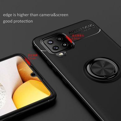 Защитный чехол Color Ring для Samsung A125F Galaxy A12 / A127F Galaxy A12 Nacho / Galaxy A12s / Galaxy M12 Черный