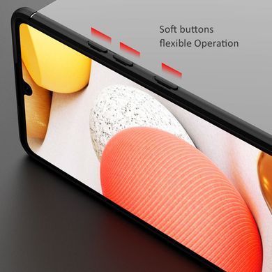 Защитный чехол Color Ring для Samsung A125F Galaxy A12 / A127F Galaxy A12 Nacho / Galaxy A12s / Galaxy M12 Черный