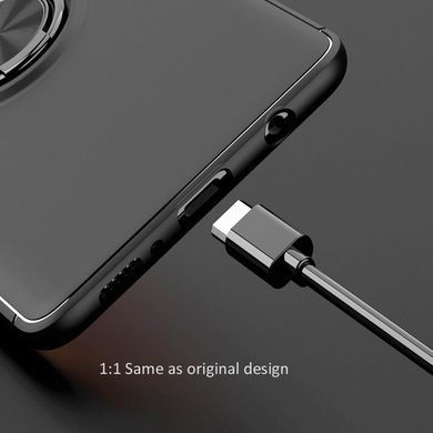 Защитный чехол Color Ring для Samsung A125F Galaxy A12 / A127F Galaxy A12 Nacho / Galaxy A12s / Galaxy M12 Черный