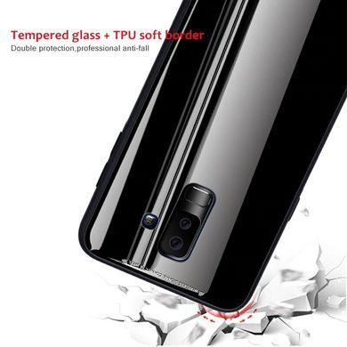 Захисний чохол Glass для Samsung A605 Galaxy A6 Plus / Galaxy J8 Plus 2018 Чорний