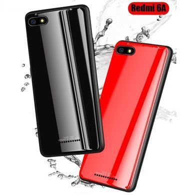 Захисний чохол Glass для Xiaomi Redmi 6A Білий