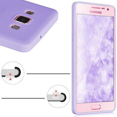 Защитный чехол TPU Matte для Samsung A700H Galaxy A7 Черный