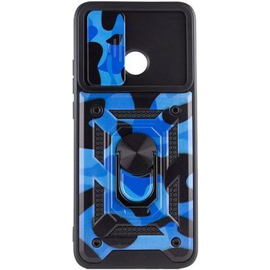 Защитный чехол Camo Ring Lock для Xiaomi Redmi 9C / Redmi 10A Синий