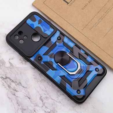 Защитный чехол Camo Ring Lock для Xiaomi Redmi 9C / Redmi 10A Синий