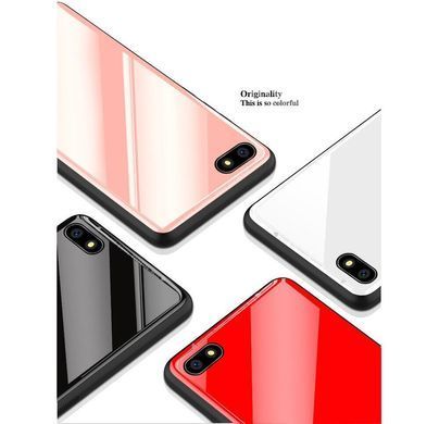 Захисний чохол Glass для Xiaomi Redmi 6A Білий