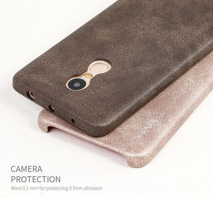Защитный чехол X-level Vintage для Xiaomi Redmi Note 4 Коричневый