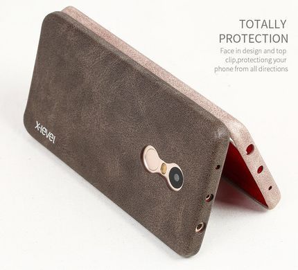 Защитный чехол X-level Vintage для Xiaomi Redmi Note 4 Коричневый
