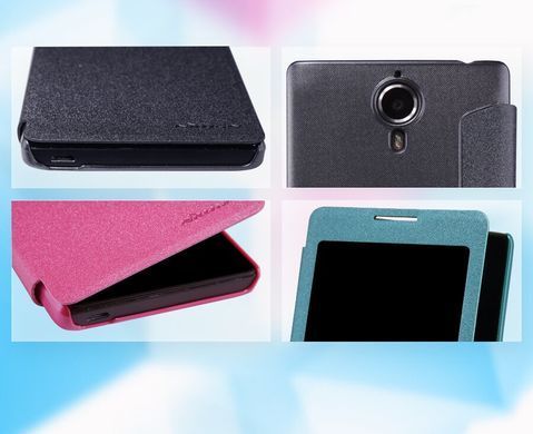 Чехол-книжка Nillkin Sparkle для Lenovo P90 Золотистый
