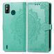 Чехол-книжка Art Book для Tecno Spark 6 Go Бирюзовый