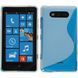Чехол TPU S-line для Nokia Lumia 820 Прозрачный