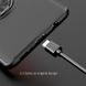 Защитный чехол Color Ring для Samsung A125F Galaxy A12 / A127F Galaxy A12 Nacho / Galaxy A12s / Galaxy M12 Черный