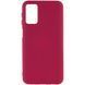 Захисний чохол Liquid Case Full Cover для Xiaomi Redmi Note 9 4G / Redmi 9 Power / Redmi 9T Малиновий