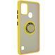 Захисний чохол Ring Buttons для ZTE Blade A51 Жовтий