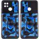 Защитный чехол Camo Ring Lock для Xiaomi Redmi 9C / Redmi 10A Синий
