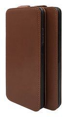 Чохол з натуральної шкіри Genuine Leather Flip для Huawei Honor X8a Коричневий