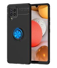 Защитный чехол Color Ring для Samsung A225F Galaxy A22 / M325F Galaxy M32 Черный / Синий
