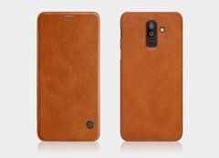 Чохол-книжка Nillkin Qin для Samsung J810 Galaxy J8 2018 Коричневий