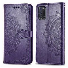 Чохол-книжка Art Book для Oppo A52 / A72 / A92 Фіолетовий