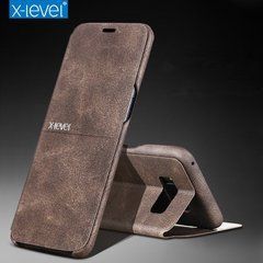 Чохол-книжка X-level Extreme для Samsung G955F Galaxy S8 Plus Коричневий