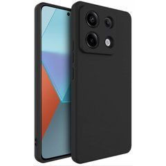 Чехол TPU Matte Full Camera для Xiaomi Redmi Note 13 Pro 4G / Poco M6 Pro 4G Черный
