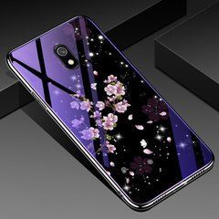 Защитный чехол Fantasy с глянцевыми торцами для Xiaomi Redmi 8A (цветение) Фиолетовый