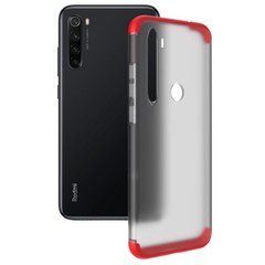 Защитный чехол GKK Matte 360 для Xiaomi Redmi Note 8 / Note 8 2021 Красный