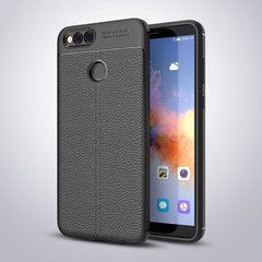 Захисний чохол Leather для Huawei Honor 7X Чорний