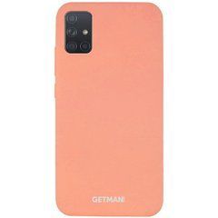 Защитный чехол Liquid Full Magnet для Samsung A715F Galaxy A71 2020 Розовый