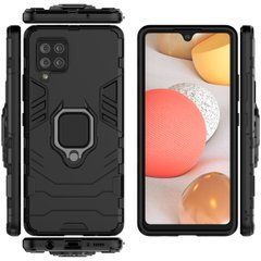 Защитный чехол Strong Guard Ring для Samsung Galaxy A42 5G Черный