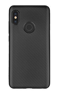 Защитный чехол Carbon TPU для Xiaomi Redmi Note 5 Pro Черный