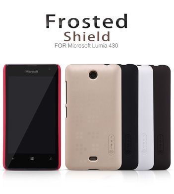 Защитный чехол Nillkin Frosted Shield для Microsoft Lumia 430 Золотистый