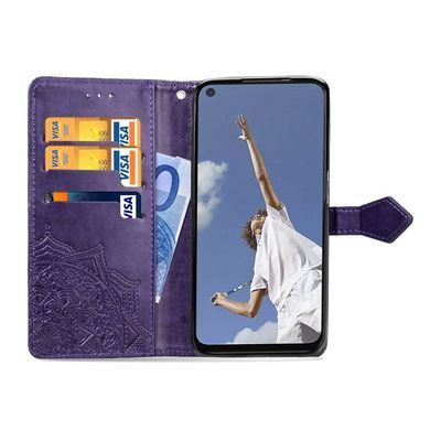 Чохол-книжка Art Book для Oppo A52 / A72 / A92 Фіолетовий