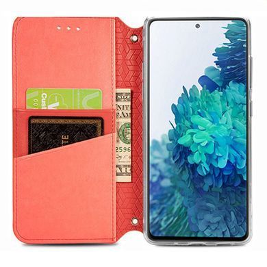 Чехол-книжка Flower Book для Samsung A515F Galaxy A51 2020 Красный