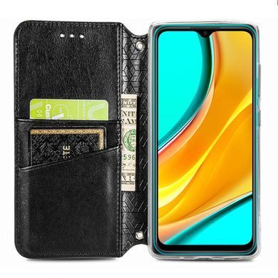Чохол-книжка Flower Book для Xiaomi Redmi 9A Чорний