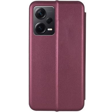 Чехол-книжка Protective для Xiaomi Poco X5 5G / Redmi Note 12 5G Бордовый